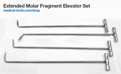 Extended Incisors and Wolf Tooth Elevator Set