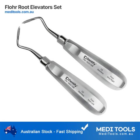 Root Elevator Flohr 3mm Right