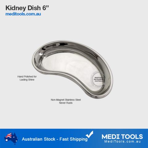 Kidney Dish 6" - Stainless Steel