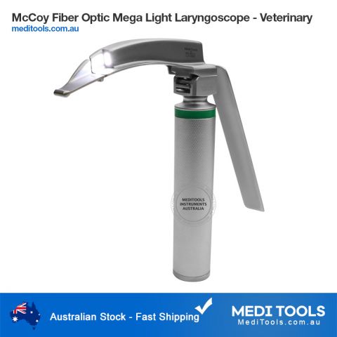 McCoy Fiber Optic Laryngoscope Set Left Handed