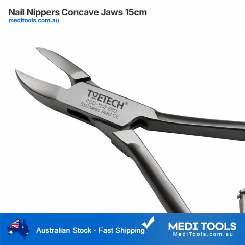 Nail Nippers 15cm - Concave Jaws