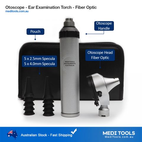 Otoscope - Ear Examination Torch - Fiber Optic