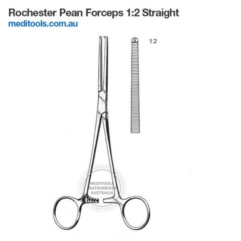 Rochester Pean Forceps 1:2 Curved
