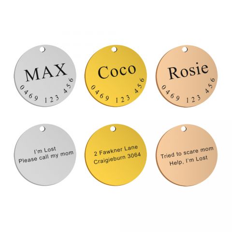 Pet Tags Stainless Steel
