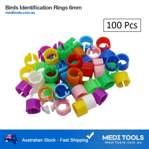 Birds Identification Leg Rings 6mm