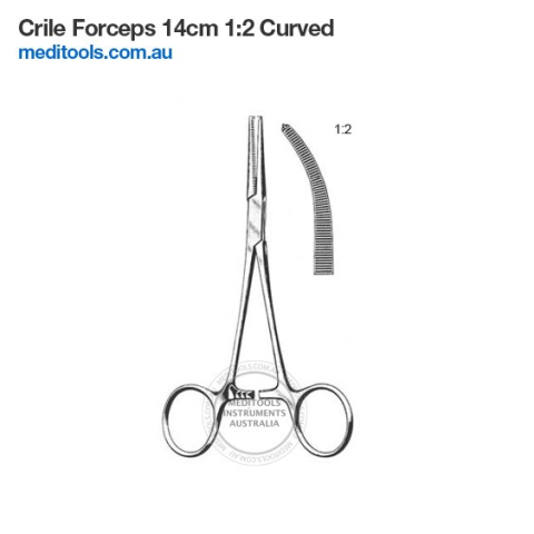 Crile Forceps 14cm 1:2 Curved