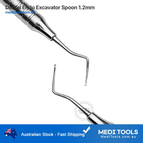Dental Round Spoon Endo Excavator 1.2mm