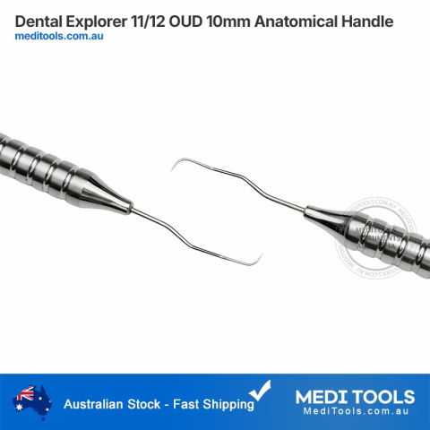 Dental Explorer 11/12 ODU 10mm Anatomical Handle