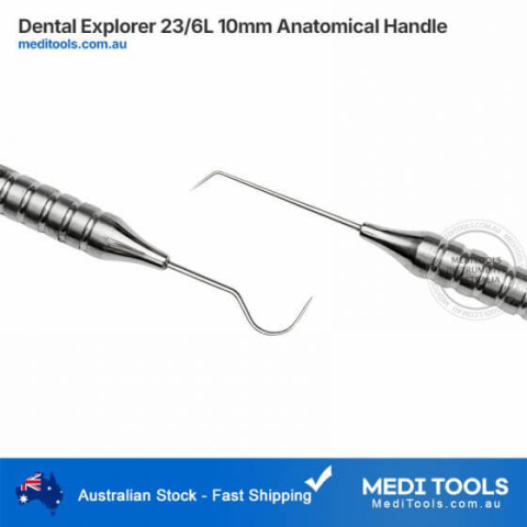 Dental Explorer 23/6L Anatomical Handle