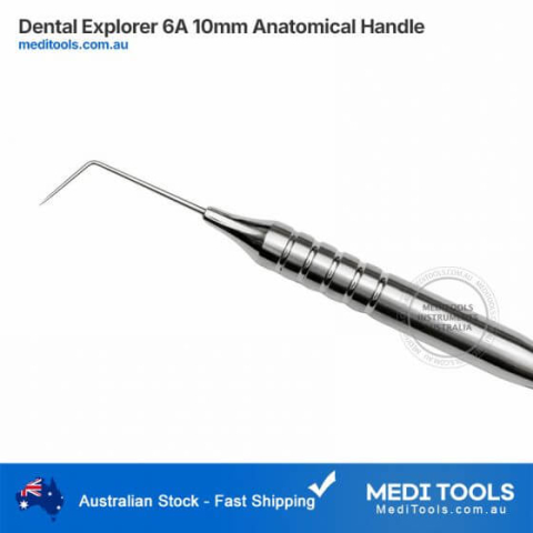 Dental Explorer 6A 10mm Anatomical Handle