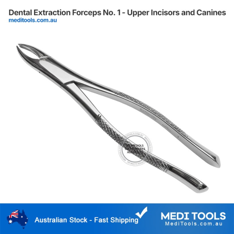 DENTIFY® American Pattern Extraction Forceps No. 1 - Upper Anteriors & Canines