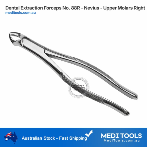 DENTIFY® American Pattern Extraction Forceps No. 88R - Nevius - Upper Right Molars
