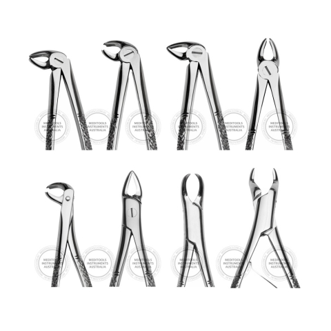 Dental Pediatric Extraction Forceps Set