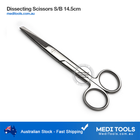 Dissecting Scissors Sharp/Blunt 14.5cm