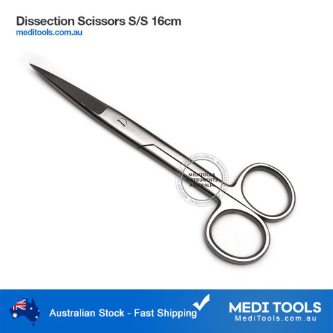 Dissecting Scissors 16cm Sharp/Sharp