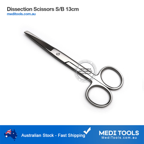 Dissecting Scissors Sharp/Blunt 13cm