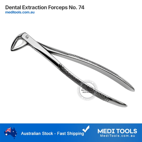 DENTIFY® Dental Extraction Forceps 74 - Lower Roots - Incisors