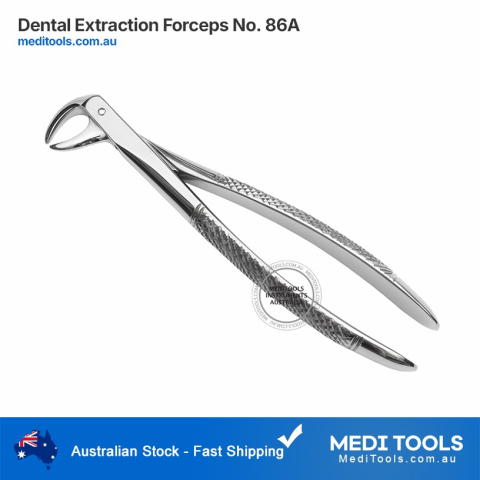DENTIFY® Dental Extraction Forceps 86A - Cowhorn - Lower Molars