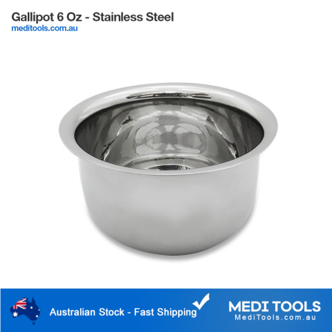 Gallipot Stainless Steel - 6 Oz