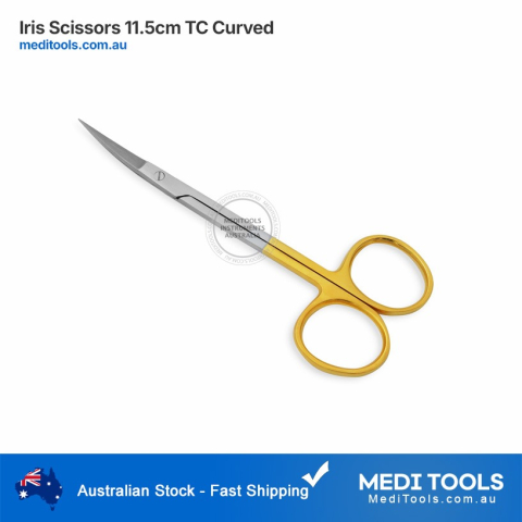 Iris Scissors Curved 11.5cm Curved