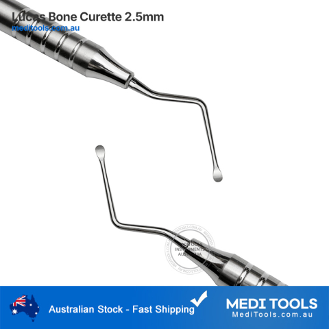 Lucas Bone Curette #85 - 2.5mm