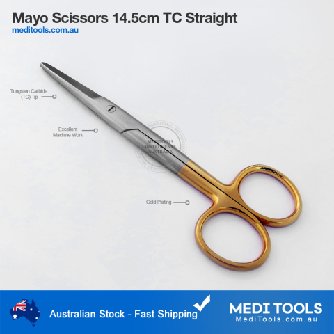 Mayo Scissors TC Straight 14.5cm