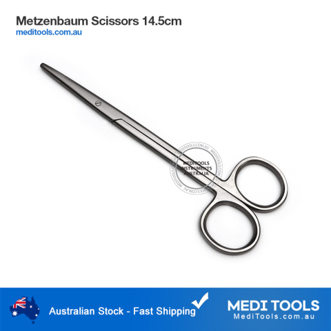 Metzenbaum Scissors 14.5cm Straight