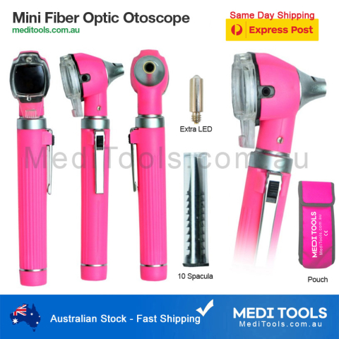 Ear Examination Otoscope Pink
