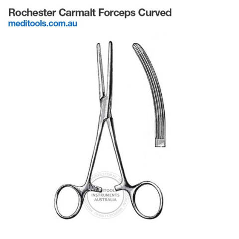 Rochester Carmalt Forceps Curved