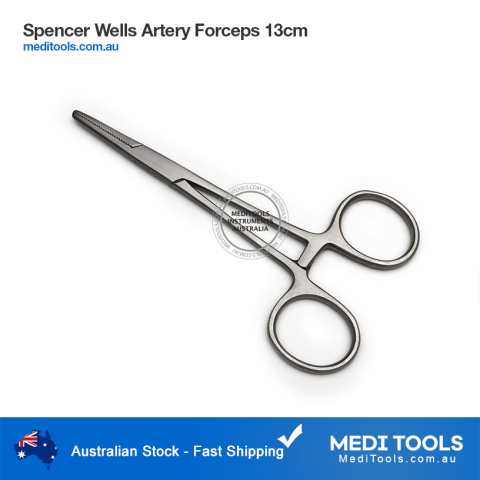 Spencer-Wells Forceps Straight 13cm
