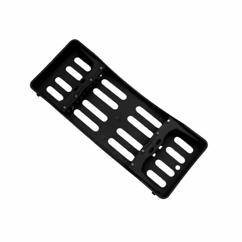 Sterilization Cassette Plastic 5 Holds – Autoclavable Dental Instrument Tray with Snap-Secure Lid