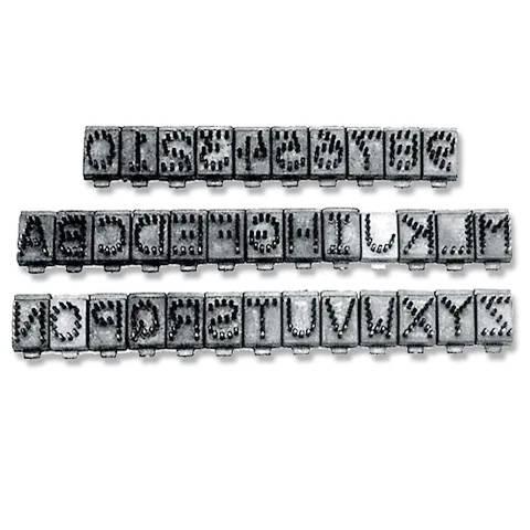 Stone Alphabet Set A-Z