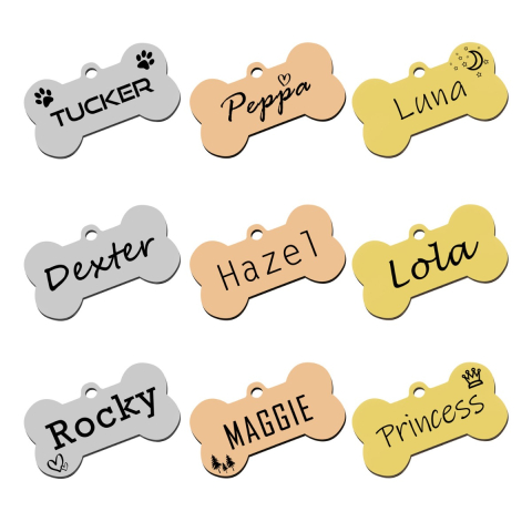Pet Bone Tag