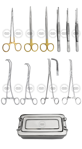 Veterinary Soft Tissue Surgery Instruments Kit