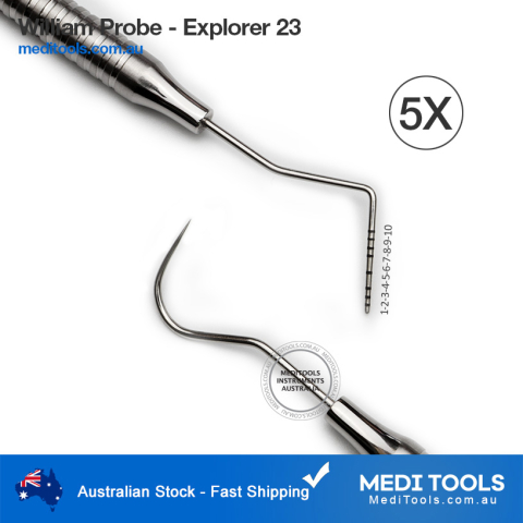 William Probe Periodontal - 5X