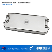 Instrument Box 175x75x25mm Stainless Steel
