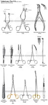 Ear Examination and Surgery Kit