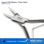 Ergonomic flame-head ingrown toenail nippers for effective ingrown nail care.
