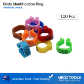 Birds Identification Rings 8mm 100Pcs