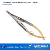 Castroviejo Needle Holder 14cm TC Curved