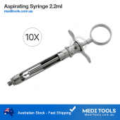 Dental Self-Aspirating Syringe 2.2ml 10X Bulk Pack
