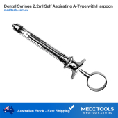 Dental Syringe Self-Aspirating 2.2ml Astra A-Type Thumb Ring with Harpoon