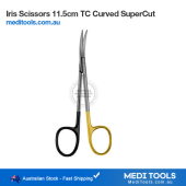 Iris Scissors 11.5cm TC Curved SuperCut