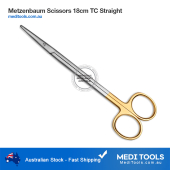 Metzenbaum Scissors 18cm TC Straight