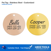 Pet ID Tag - Stainless Steel