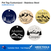 Pet ID Tag - Stainless Steel