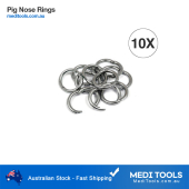 Pig Nose Rings x 10Pcs