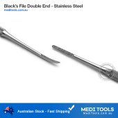 Black's File Double End Stainless Steel