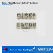 Numbers Set Tattoo Pliers