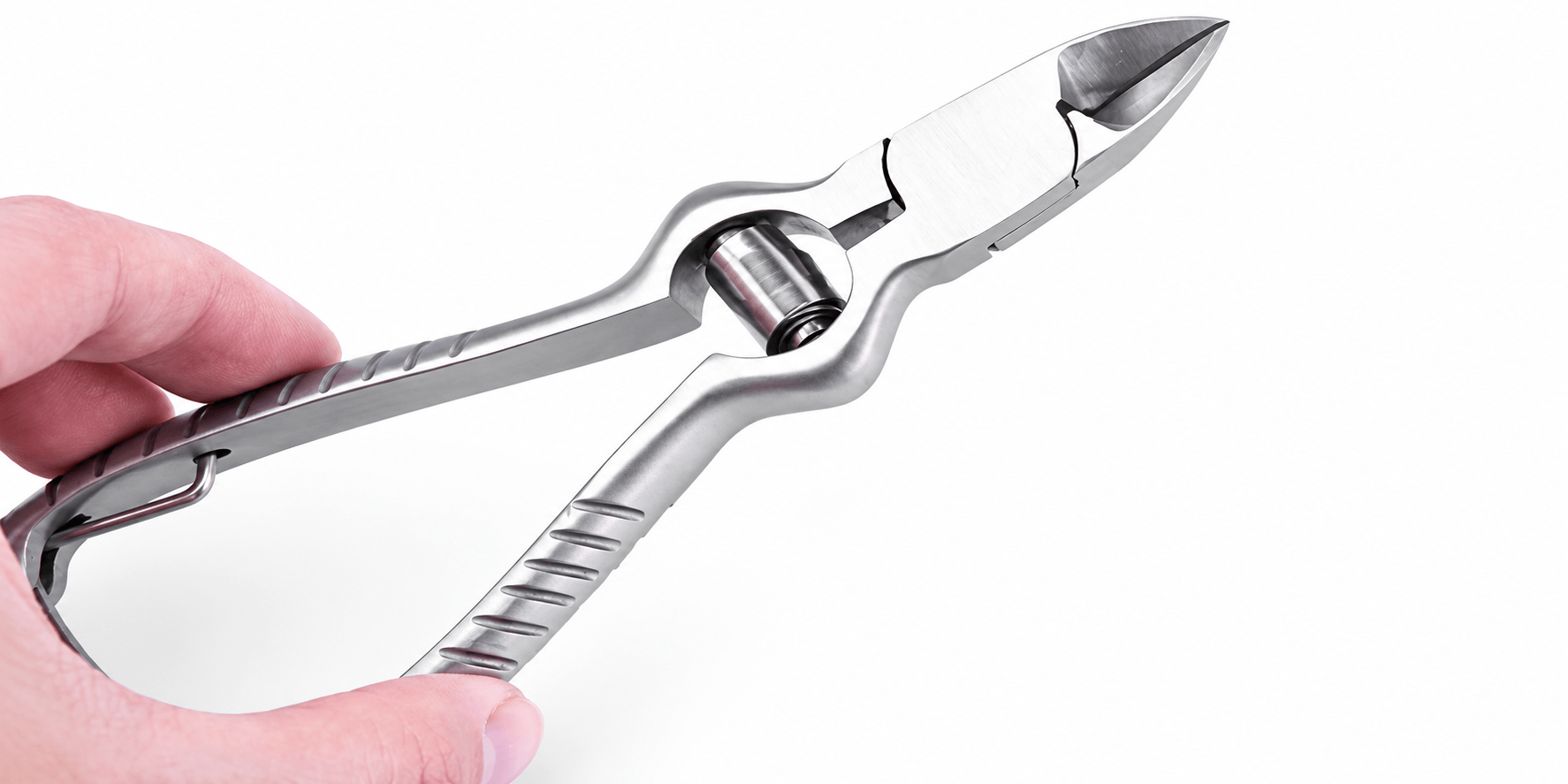 A person gripping a pair of pliers, showcasing their tool for a task or repair.